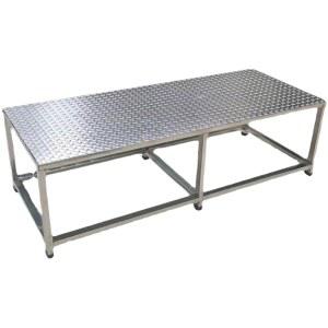스텐 발받침대 이동식 작업대 철계단 40x30x10cm 미끄럼방지 디딤대