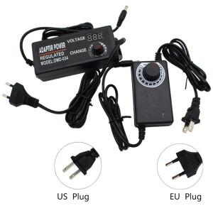 전원 어댑터 범용 220V ~ 12V 조정 가능 AC DC 공급 장치 3V 5V 6V 9V 18V 24V 1A 2A 5A