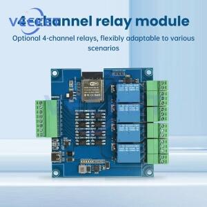 4/8 채널 RS485 Modbus WIFI 블루투스 옵토커플러 절연 타입-C 인터페이스를 갖춘 ESP32 릴레이 모듈