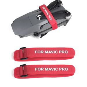 2pcs 스트랩 프로펠러 블레이드 고정 타이 암 테이프 벨트 후크 루프 코드 DJI호환 mavic pro Drone 액세서