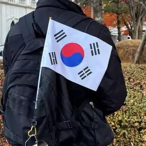 대한민국 응원깃발 손 태극기 소 태극기깃발 미니