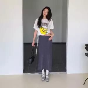 [옷자락]여자 봄여름 데일리 레이스 롱스커트
