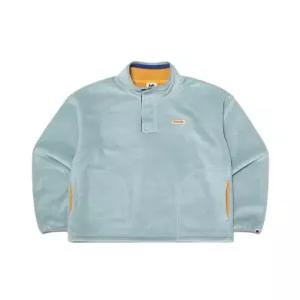 코닥 코다크롬 세미오버핏 스탠넥 반집업 플리스 MINT GREEN 반팔 맨투맨 K4423