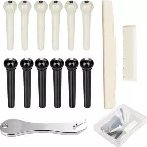 어쿠스틱 기타 브리지 핀 Pegs6pcs 1pc 풀러 리무버 블랙 보리블랙