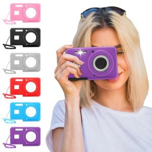 KODAK PIXPRO FZ55 디지털 카메라 커버 용 스크래치 방지 슬리브 저항 야외 여행 보호 케이스 (Lanyar 포
