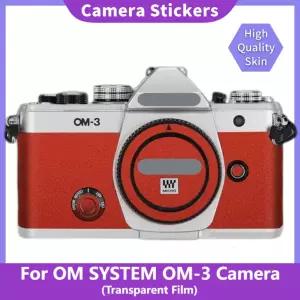 OM-3 투명 필름 OM 시스템 용 맞춤형 스티커 OM3 데칼 스킨 카메라 Olympus III 비닐 랩 보호 코트