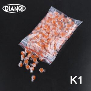200피스 K1 커넥터 압착 연결 단자 방수 배선 네트워크 이더넷 휴대폰 케이블 코드 RJ45