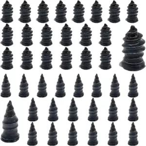 40Pcs 타이어 수리 고무 못 나사 플러그 셀프 서비스 진공 네일 키트 자동차 오토바이 트랙터 펑크 위한