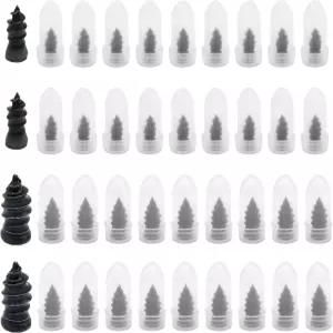 40PCS 타이어 수리 고무 못 나선형 나사 플러그 고속 공구 셀프 서비스 자동차 오토바이 트럭 트랙터 펑크