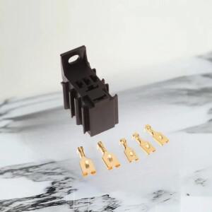 DIY 자동차 액세서리: 릴레이 커넥터 소켓용 무선 불연성 나일론 터미널 5세트