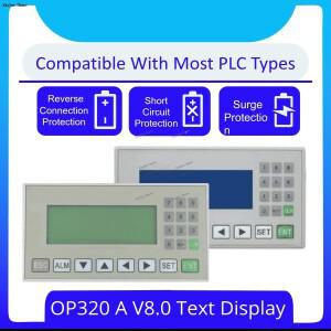 텍스트 디스플레이 화면 OP320-A V8.0 PLC 산업용 제어 보드 V6.5 지원 232/422/485와 호환 가능