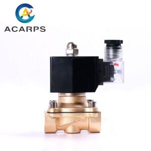 1/2 평상시 닫힘 황동 LPG 천연 가스 솔레노이드 밸브 220VAC 24VDC 110VAC