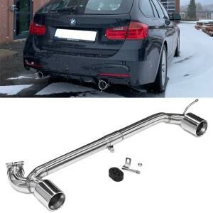 BMW 호환 F30 F31 320i 318i M 스포츠 룩 자동차 배기관 304 스테인레스 스틸 머플러 팁 테일 파이프 노즐