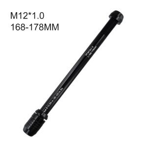 [호환품]1개 자전거 트레이너 스루 액슬 스큐어 12x142-148mm P1.5 / 실내 스포츠 실린더 샤프트 액세서리