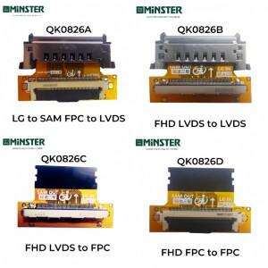 [호환품]LG호환 삼성 호환 QK0826A/B/C/D Lvds 컨버터 어댑터 신호 전송 보드(51핀 FHD) LED LCD TV 스크린
