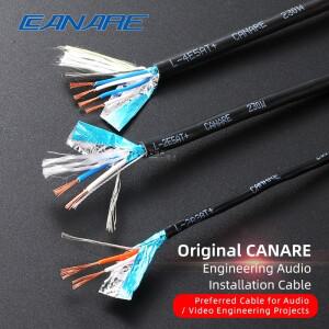 CANARE 2 4 코어 오디오 신호 케이블 L-2B2AT+ 마이크 XLR 6.35 3.5mm 연결 라인 랙 와이어 이어폰 수리
