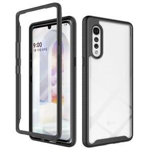 [호환품]LG호환 벨벳 6.8용 하이브리드 TPU/PC 스카이 케이스 Fundas Capa LM-G910EMW용 2층 구조 충격 방