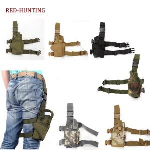에어소프트 퍼티 양방향 허벅지 다리 총 홀스터 파우치 글록 17 18 19 USP 컴팩트 1911 PPK P226 P Breetta