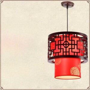 홍등 레스토랑 중식당 인테리어 레드 28x30cm 천장등 조명
