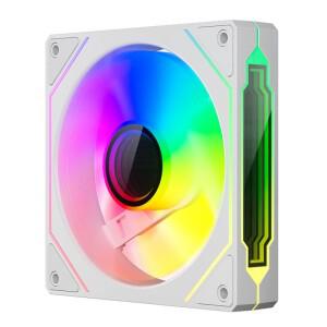 TEUCER Prism Pro 120mm 섀시 냉각 팬 ARGB 12CM 키트 4PIN PWM 무소음 유압 베어링 PC 케이스 쿨러