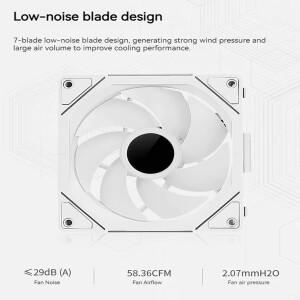 페스티벌 프로모션 120mm PC 팬 레인보우 RGB 고성능 저소음 게이밍 컴퓨터 케이스 2026  쿨러