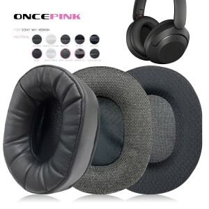 [호환품]소니호환 WH-XB910N 헤드폰 용 Oncepink 교체 이어 패드 두꺼운 쿠션 컵 밴드 귀마개 커버 빔