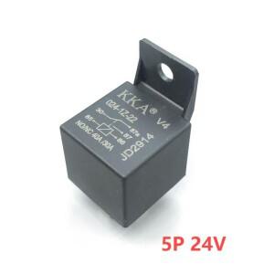 방수 자동차 릴레이 블랙 레드 구리 단자 소켓 SPDT 하네스 케이블 12V 4핀 5 40A