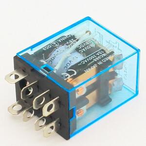 범용 릴레이 LY2NJ 전원 베이스 소켓 8핀 LY2 스위치 10A dpdt 12VDC 110VAC