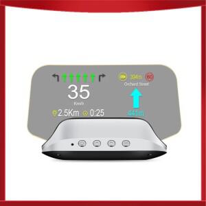 자동차 헤드업 디스플레이 디지털 GPS 네비게이션 속도계 프로젝터 OBD2 듀얼 시스템 화면 향상