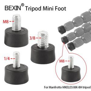 [호환품]BEXIN-삼각대 모노포드 호환 삼각대 다리 전용 고무 카메라 릴리스 발 패드 M8 1/4 3/8 인치 미끄