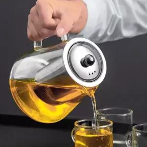 다향 내열 유리 티포트 차주전자 1.3L