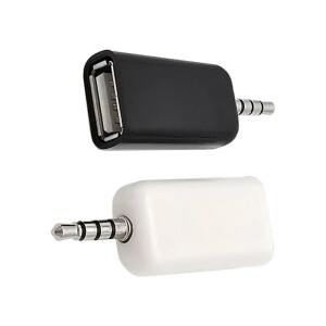 AUX-3.5mm 오디오 어댑터-USB 플래시 드라이브U-디스크자동차 CD 플레이어MP3 음악-보조 포트 전용 USB A