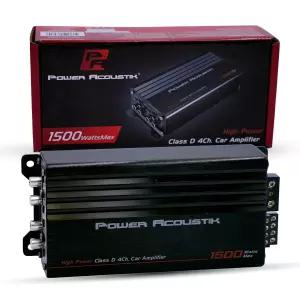 파워 어코스틱 4채널 자동차 증폭기 1500W Max 컴팩트 클래스 D 앰프 타이트 설치용 소형 풀레인지