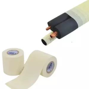 11M 덕트 씰링 테이프 에어컨 도구 붕대 방수 파이프 튜브 절연 설치 PVC 황동 용품 Bla 60mm 1천만