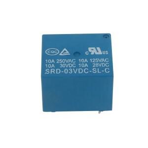 릴레이 SRD-03VDC-SL-C 3V 5V 6V 9V 12V 24V 48V 10A 250VAC 5PIN