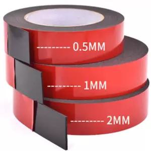 2PCS 1PCS 5MM 2MM 테이프 초강력 고정 스티커 장착 양면 두께 패드 접착 1pcs 8mm 5M 2MM thi ness
