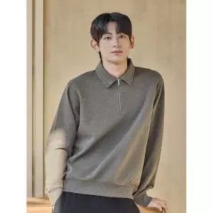탑텐 남성 더블니트 하프 집업 _MSG1TR1002 454721
