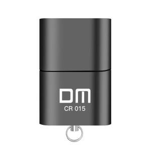 TF 카드 슬롯 DM CR015 MicroSD 리더기는 컴퓨터  차량용 USB 어댑터용 플래시 드라이브가 됩니다.