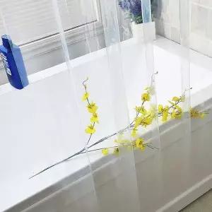 [셀러에이드]가림막 욕조 방수 욕실 샤워커튼 반투명 욕조가림 가리개 파티션