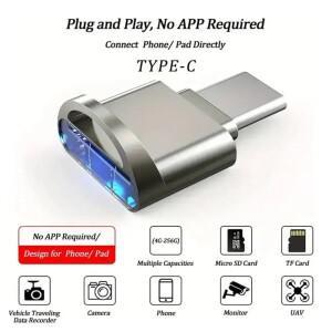 iphone 호환/ipad 호환용 USB C 카드 리더기 - 카메라/Dashcam TF/SD 읽기 직접 파일 전송용 OTG 어댑터