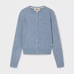 매장정품 WHO.A.U 후아유 여성 스티브 하이게이지 울 케이블 가디건 Steve High Gauge Wool Cable WHCKG121