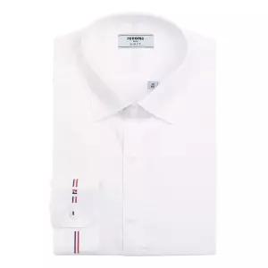 매장정품 renoma 슬림핏) 스판소재 카라 카우스 디테일이 세련된 솔리드셔츠 (RNSSL1106-WH) 1680099