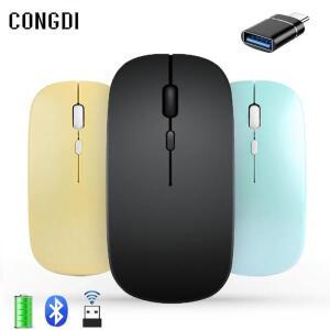 무선 게임용 마우스 2.4G Bluetooth 호환 컴퓨터 PC 노트북 Macbook Pro Air ipad 호환 용 1600DPI 자동 인