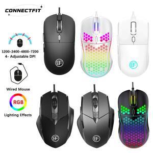 USB 유선 게임용 마우스 기계식 빛나는 빛 노트북 PC 컴퓨터 조정 가능한 광학 게이머