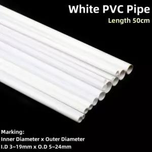5PCS 50CM 24MM PVC 튜브 파이프 워터 탱크 플랜팅 플라스틱 프레임 수족관