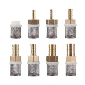19MM 스테인리스 스틸 메쉬 관개 세척 호스 펌프 황동 필터 보호 정원 type 1