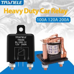고전류 릴레이 시작 200A 12V 24V 전원 자동차 무거운 트럭 전동