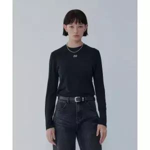 매장정품 VOV 보브 VOICE OF VOICES 로고 자수 레이온 티셔츠_블랙 7156240700 2509604905 1710825