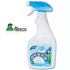 섬유 탈취제 750ml 2P 대용량 산도깨비 옷 냄새