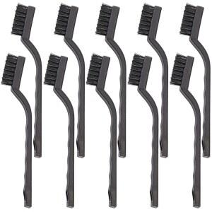 Haojiaho 10PCS 정전기 방지 ESD 청소 브러시 키트, 키보드 PCB 마더보드 회로 기판 전자 장치 도구 세트, 블랙